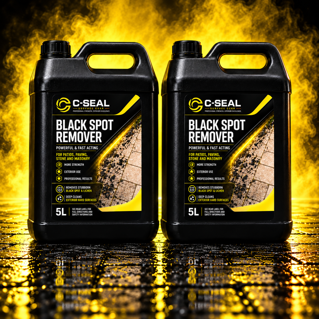 C-SEAL Black Spot Remover Pair — 2 × 5L / 10 litres total