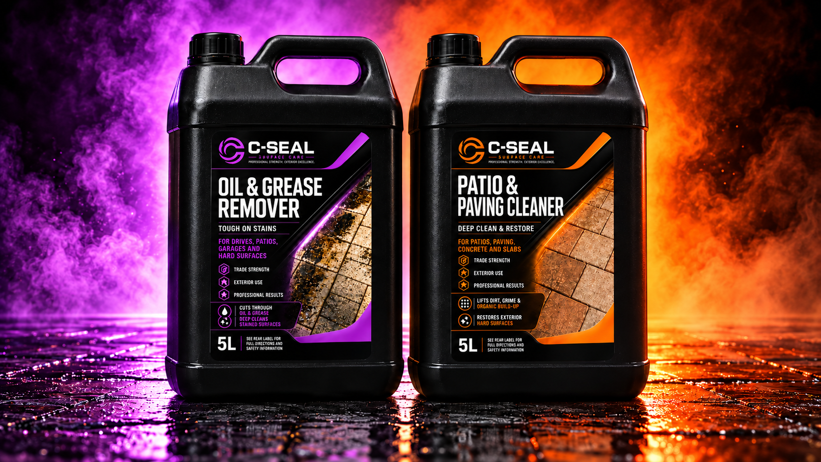C-SEAL Driveway Pair — 2 items / 10 litres