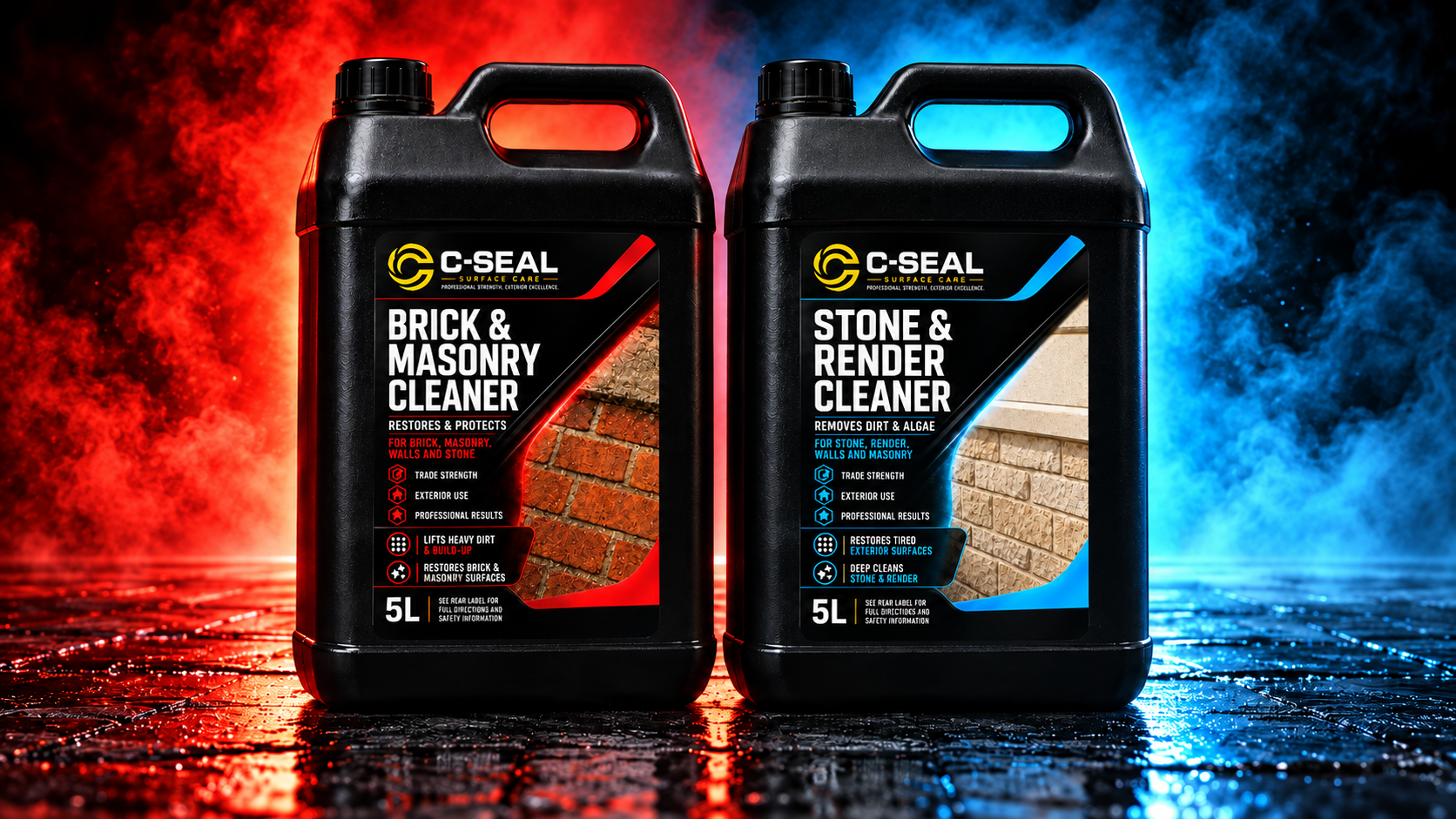 C-SEAL Masonry Pair — 2 items / 10 litres