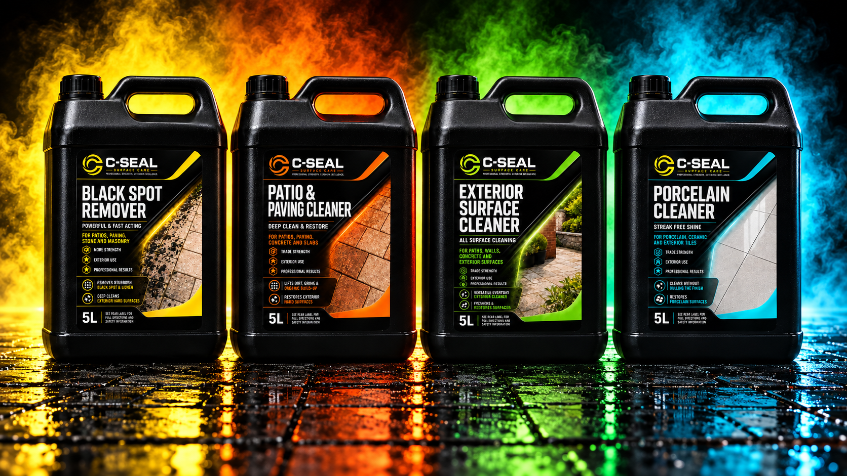 C-SEAL Patio Cleaner 4-Pack — 4 items / 20 litres